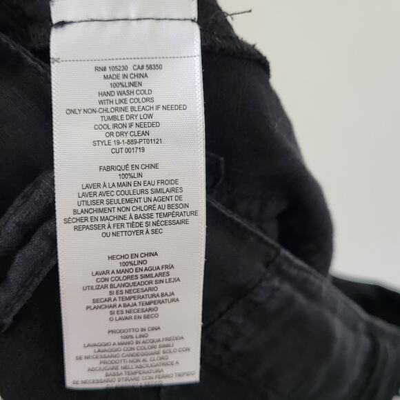 Joie Womens Telutci Linen Lace-Up Legs Cargo Pants - Picture 7 of 7